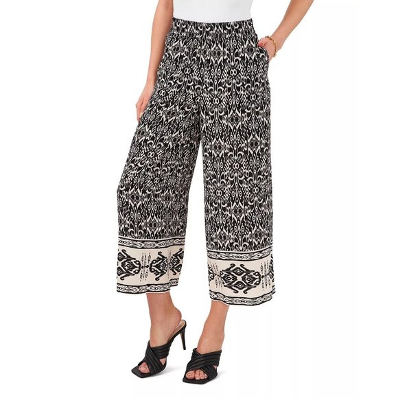 VINCE CAMUTO Printed Cropped Wide Leg Pants Desert Summer - NWT - Size XXS - Picture 1 of 1